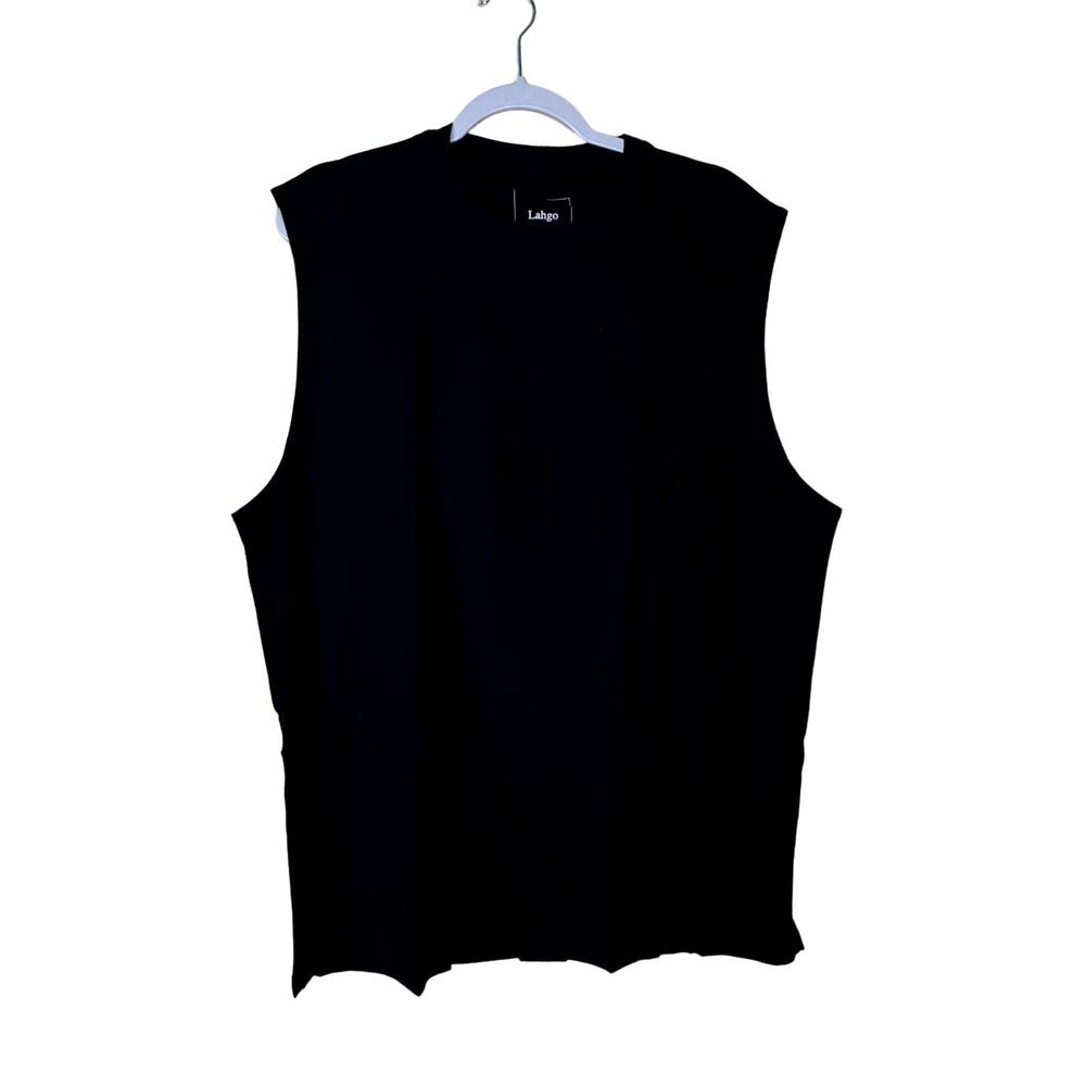 Lahgo by Lunya Black Cool Every Day Muscle Tee NWT Size XL